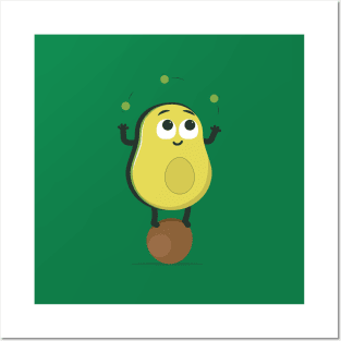 Avocado Juggler Posters and Art